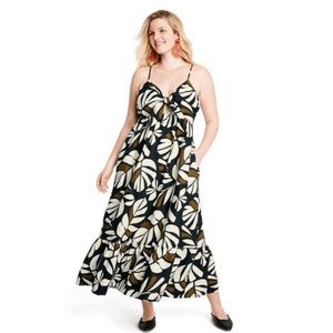 tabitha brown botanical dress Tabitha Brown x Target dress size small linen colorful botanical summer  vacation
